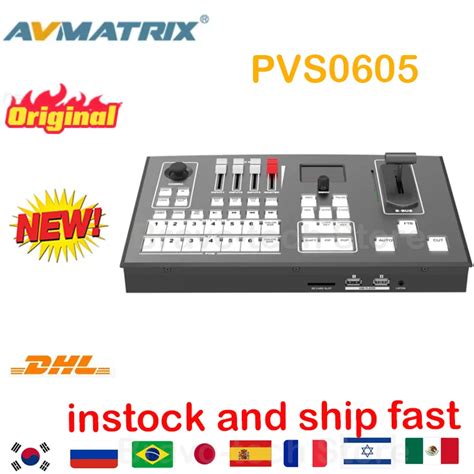 AVMATRIX PVS0605 6 Channel Multi Format Portable Video Switcher Mixer