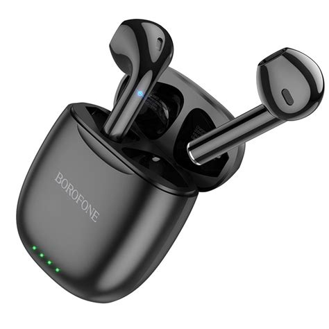 Беспроводные наушники с микрофоном в кейсе BOROFONE BW17 Черный купить ...