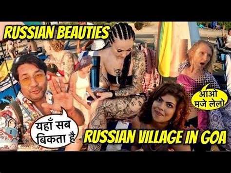 Russian Beach In Goa Aarmbol Beach Russian Market Goa Nude Beach Goa Vlog Russian