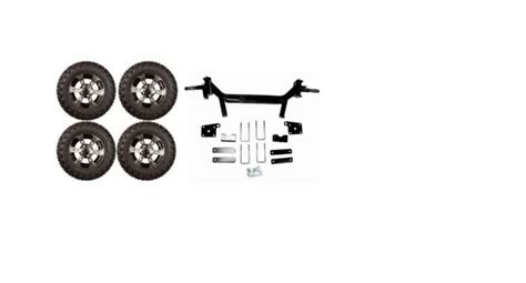 Lift Kit Combo With 12 Colossus For EZGO TXT Electric Golf Carts 2002