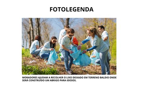 Conhecendo as fotolegendas de notícias Planos de aula 2º ano