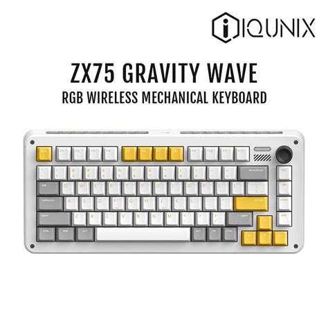 Iqunix Zx Gravity Wave Wireless Rgb Hot Swappable Mechanical Keyboard Lazada Ph
