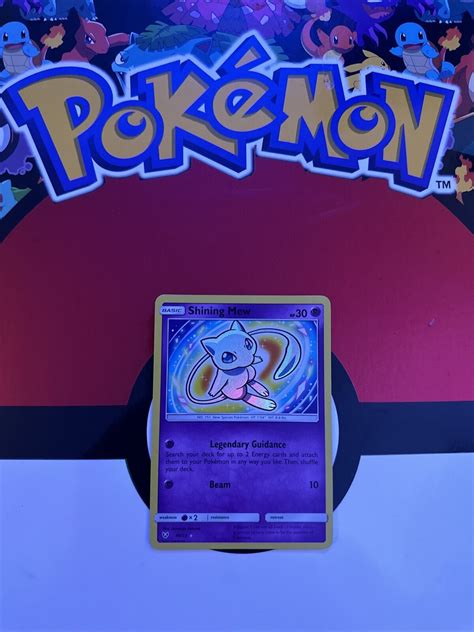 Mavin Pokemon Card Tcg Shining Mew Shining Legends Holo Shiny