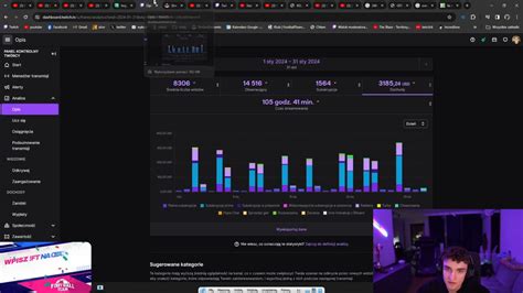 Franio pokazał zarobki za styczeń na Twitchu przy średniej ilości