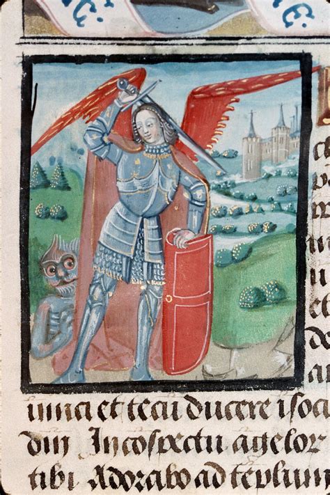 Abbeville Bibl Mun Ms F Vue Saint Michel