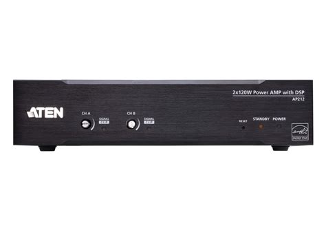 2x120W 파워 앰프 (DSP 내장) - AP212, ATEN 오디오 | ATEN Korea