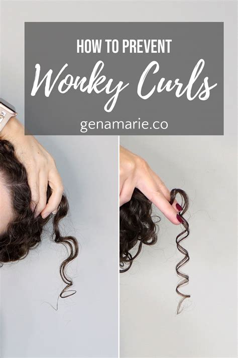 How To Prevent Wonky Curls Get Perfect Curls Gena Marie In 2024