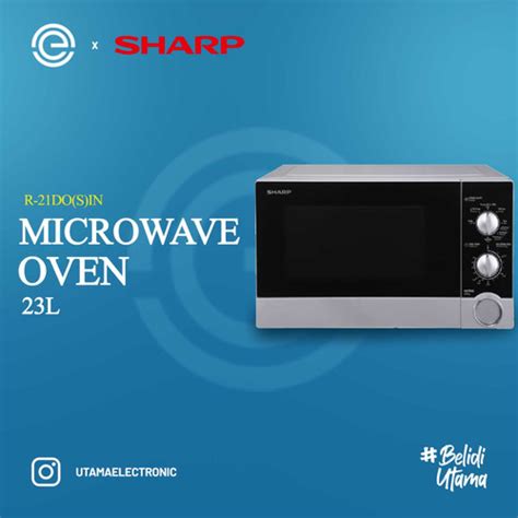 Promo SHARP Straight Microwave Oven 23 Liter R 21D0 S IN Cicil 0 3x