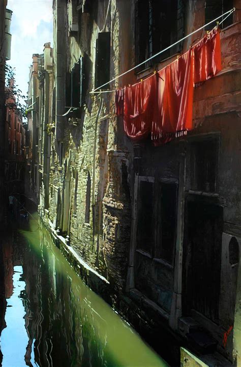 Venice canal – Sorin's realistic oil paintings