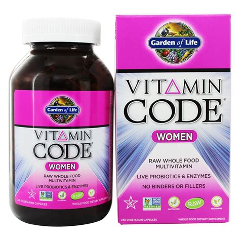 Garden Of Life Vitamin Code Raw Womens Multi Formula 240 Vegetarian