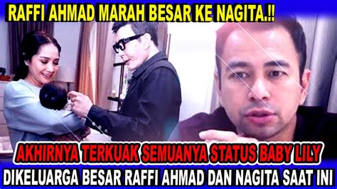 RAFFI AHMAD MARAH BESAR KE NAGITA SETELAH BOCORKAN STATUS BABY LILY