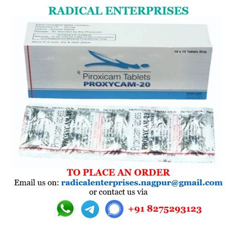 Piroxicam Mg Tablets At Rs Stripe Piroxicam Tablet In Nagpur