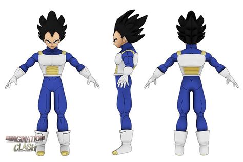 Vegeta D Model Dragon Ball Character Free D Model Rigged Cgtrader