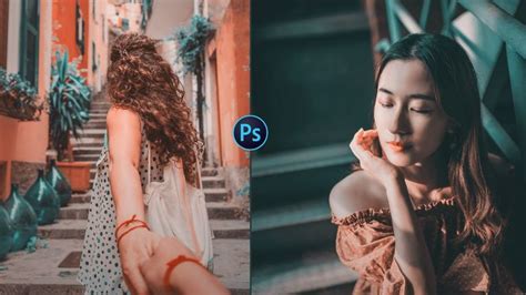 Orange And Teal Color Grading Photo Effects Free Action