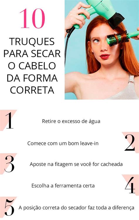 Truques Para Secar O Cabelo Da Forma Correta Steal The Look