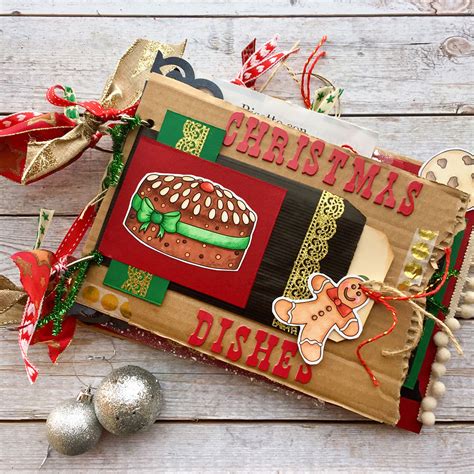 How To Make A Diy Christmas Recipe Book Junk Journal Style