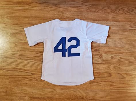 Kids/Toddlers Brooklyn Dodgers #42 Jackie Robinson Throwback Jersey ...