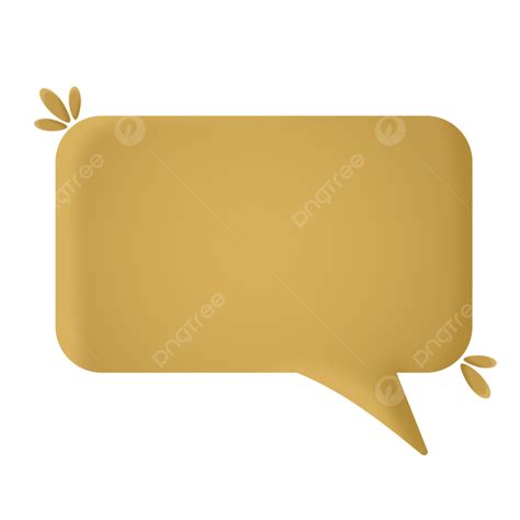 3d Rectangular Speech Bubbles With Ornaments 3d Speech Bubbles Speech