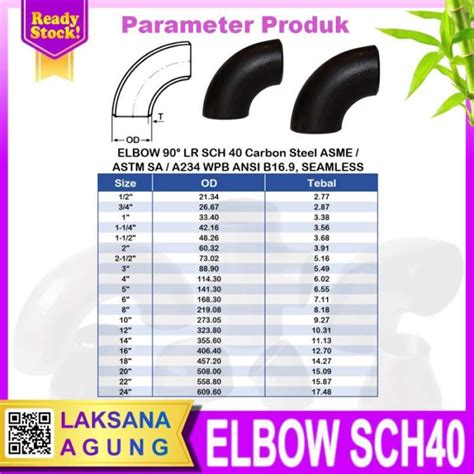 Promo Elbow Sch 40 4 Inch Besi Las Bow Knee Bend Steel Diskon 23