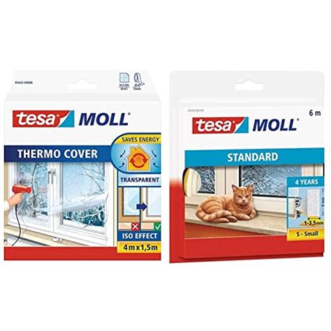 Tesamoll Thermo Cover Fensterisolierfolie 4 0m 1 5m 3er Pack