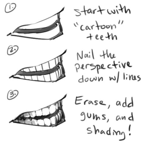 How To Draw Fangs Anime