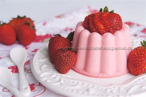 Receita De Mousse De Morango Fácil Receitas E Temperos