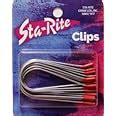 Amazon Sta Rite Hot Roller Clips For Electric Rollers Large Count Beauty