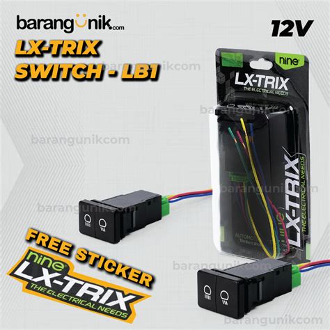 Jual Saklar Foglamp Switch LB1 Nine Lx Trix Tombol Untuk Lampu Tembak