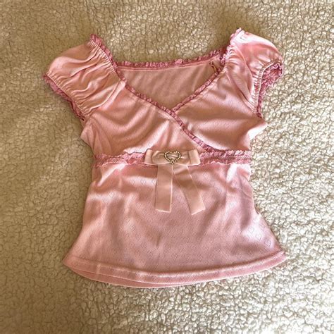 Pink Babydoll Top 🎀 The Cutest Little Pink Top Depop