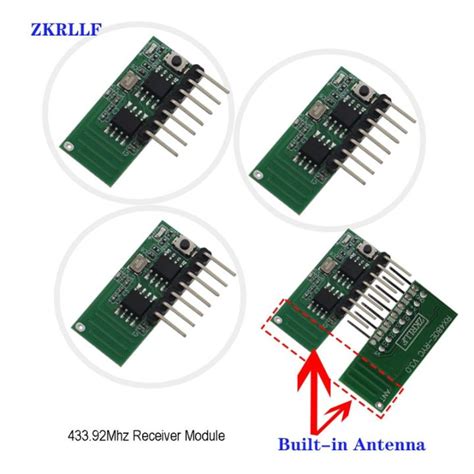 Pcs Mhz Wireless Rf Learning Code Decoder Module Mhz Ch