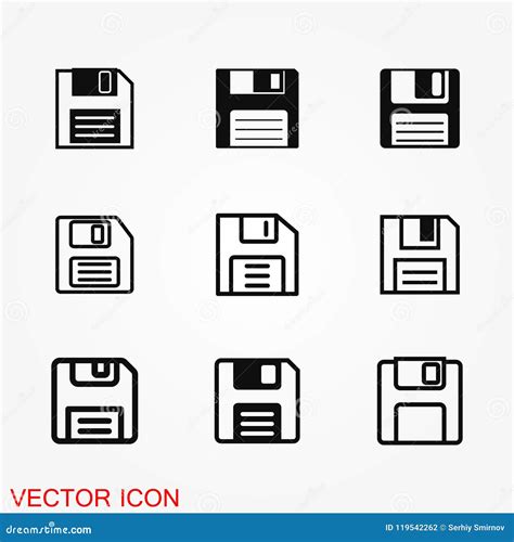 Icono Del Disco Blando Ilustraci N Del Vector Ilustraci N De Digital