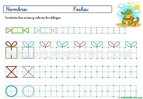 Ejercicios De Grafomotricidad Para Imprimir 16 Web Del Maestro