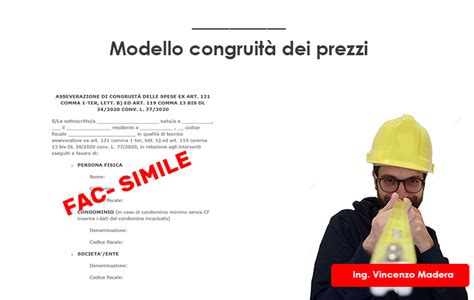 Modello Congruit Dei Prezzi Bonus Ristrutturazione Ecobonus Facciate