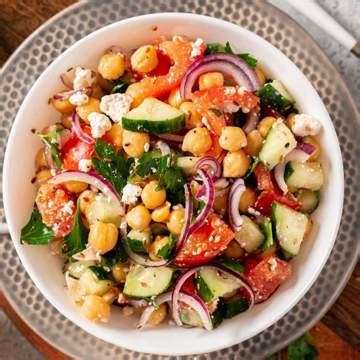 Recetas De Ensalada De Garbanzos