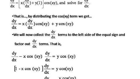 How To Find Dy Dx By Implicit Differentiation Given A Similar Equation