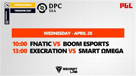 Fnatic Vs Boom DPC SEA Upper D Bo3 YouTube