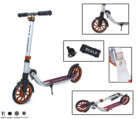 Купить Двухколесный самокат Scale Sports Wild White складная ...