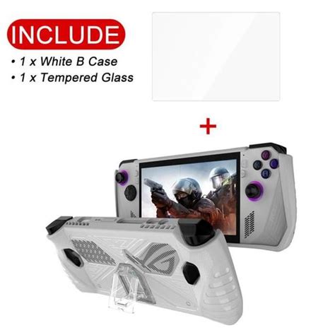 Ensemble B Blanc Coque De Protection Compl Te En Tpu Pour Console De