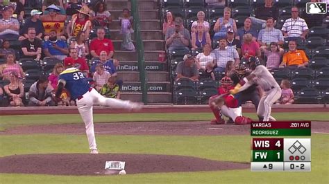 Bradgley Rodriguez S Fifth Strikeout Of The Night Tincaps