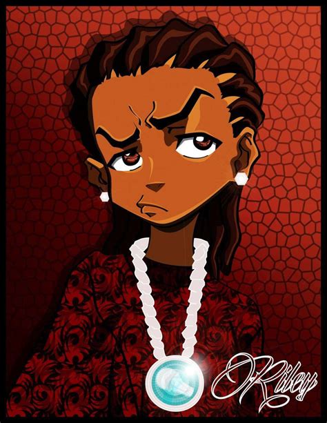 Download Astonishing gangsta moments from Boondocks | Wallpapers.com