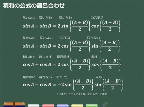 【3分で分かる！】積和の公式・和積の公式の覚え方と使いどころをわかりやすく（証明付き） 合格サプリ