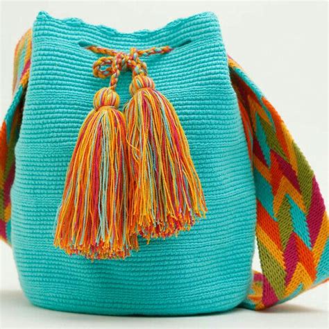 Bolso Wayuu Hecho A Mano Algod N Tayrona Tour