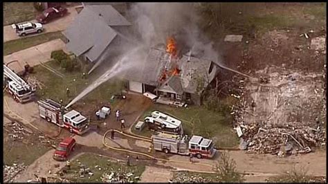 Crews Battle Fully Involved House Fire In Moore