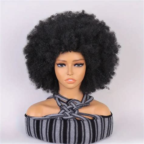 Soft Afro Wig For Women Afro Kinky Curly Hair Wig Natural Looking Short