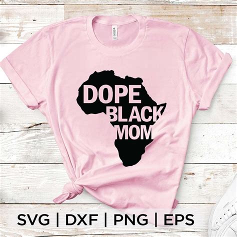 Dope Black Mom Svg By Spoonyprint Thehungryjpeg