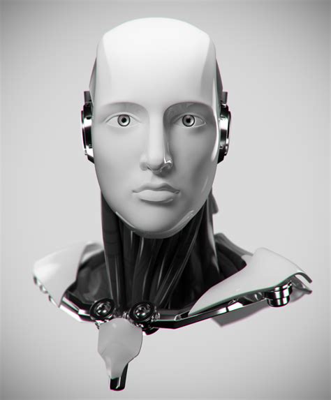 Robot Head 3d Render Behance