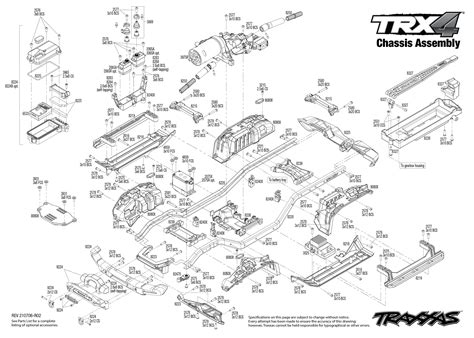 Exploded View Trx 4 Ford Bronco 2021 Tqi 110 Rtr Chassis Astra