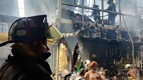 Un Incendio En Famoso Mercado En Ciudad De México No Deja Heridos Pero Sí Daños Materiales