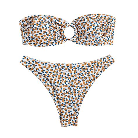 Dihao Plus Size Swimsuits For Women Clearance Women S New Split Swimsuit Casual Bikini