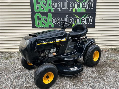 Mtd Yard Machines Riding Lawn Tractor Speed Runs Good Lawn